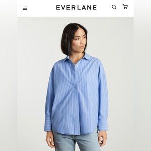 Everlane Oversized Poplin Shirt